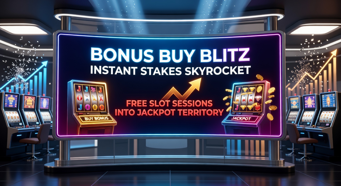Vibrant slot screen displaying a bonus buy button amid cascading reels and jackpot counters, illustrating instant access to high-stakes features