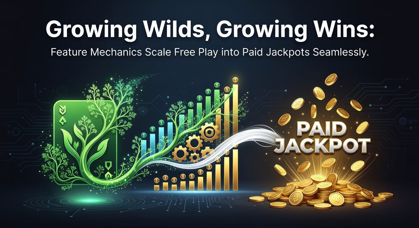 Vibrant slot screen showing expanding wild symbols covering reels during a free spin sequence, with jackpot meters ticking upward in the background