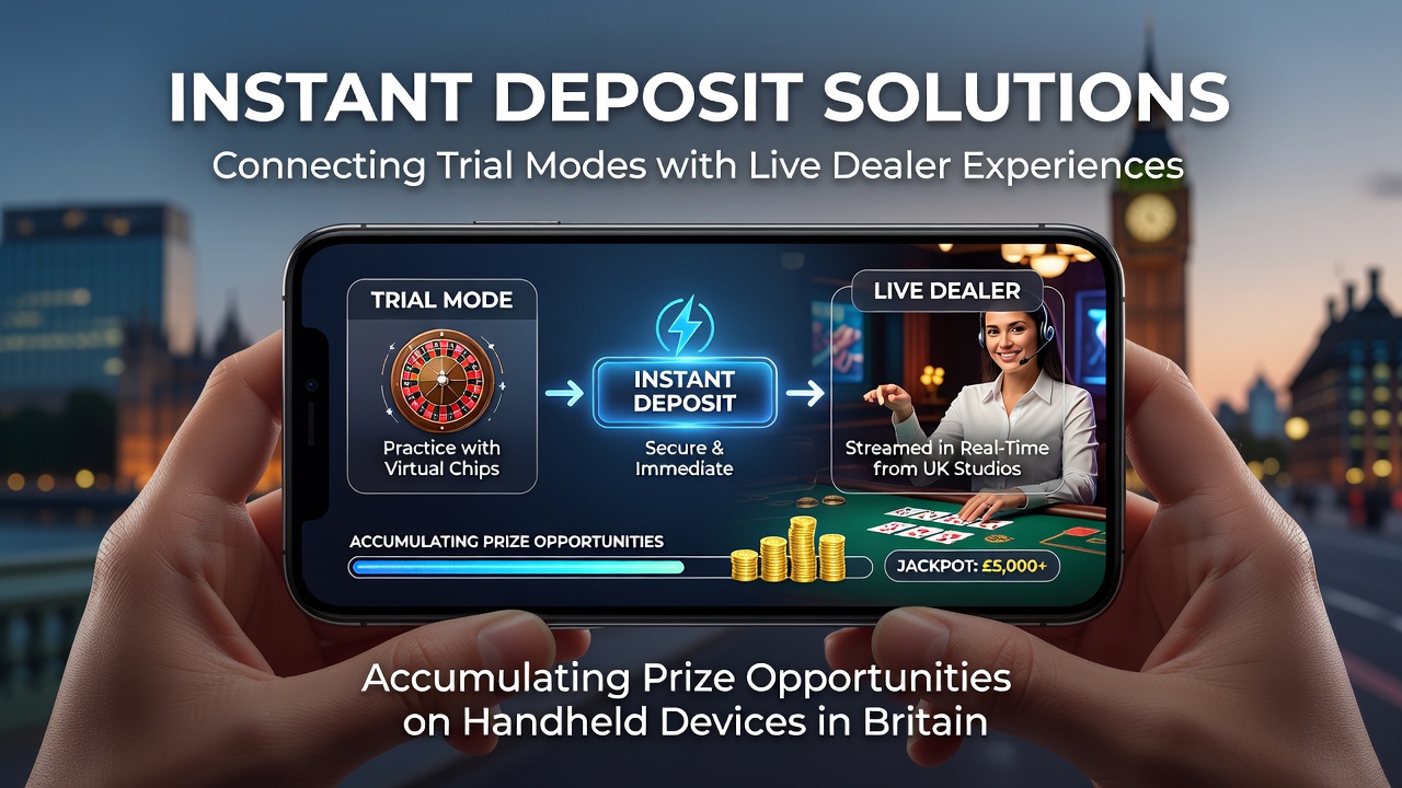 Smartphone screen displaying seamless transition from free trial slots to live dealer blackjack table with instant deposit prompt