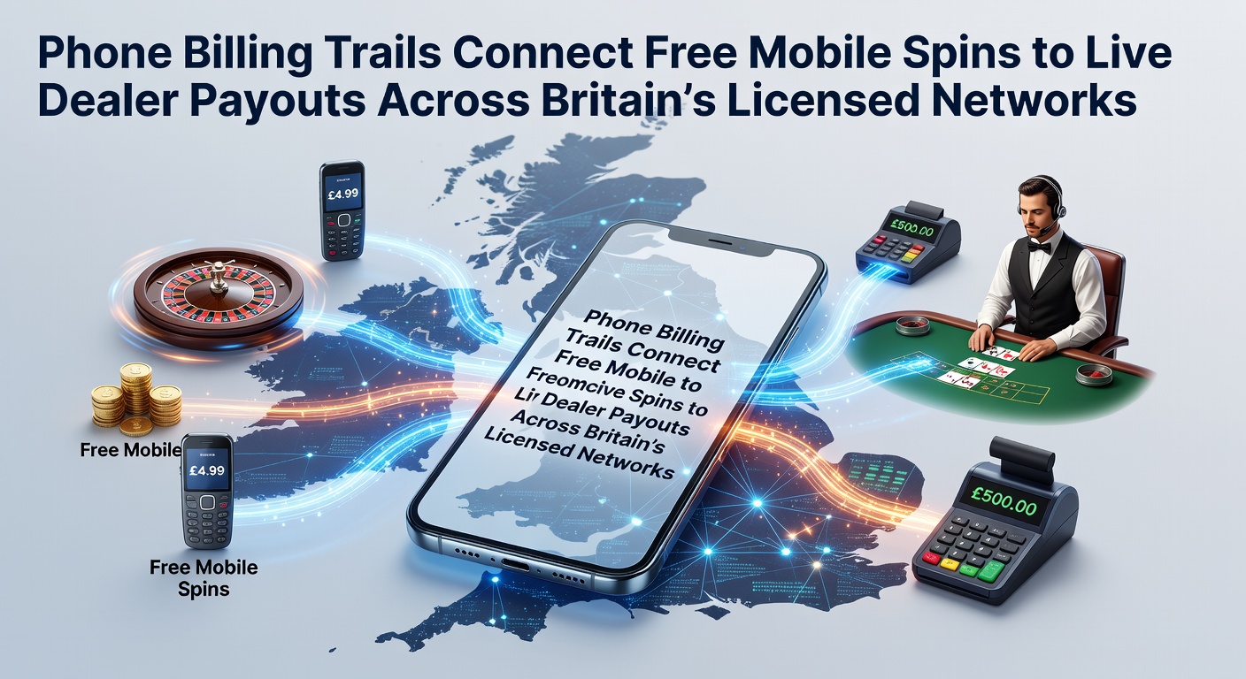Diagram showing phone billing connections between mobile slot trials and live dealer payouts in licensed UK networks